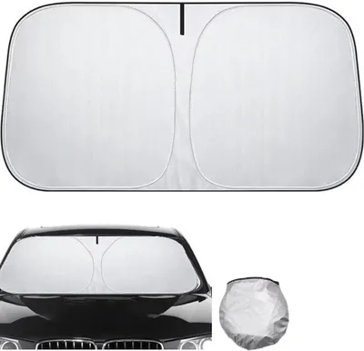 Obrázok produktu pre Slnečná clona Auto Predné sklo, UV ochrana, 142 x 80 cm, Skladacia, Blokovanie tepla a UV žiarenia