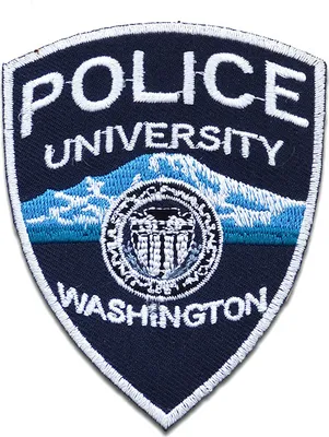 Produktbild von Police University Polizei Logo - Aufnäher, Bügelbild, Aufbügler, Applikationen, Patches, Flicken, Zum Aufbügeln, Größe: 7 x 8.7 cm