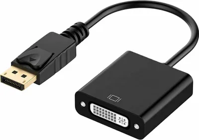 Produktbild von Displayport > DVI Adapter DP Stecker > DVI-I Buchse Konverter 1080p HDTV PC TV