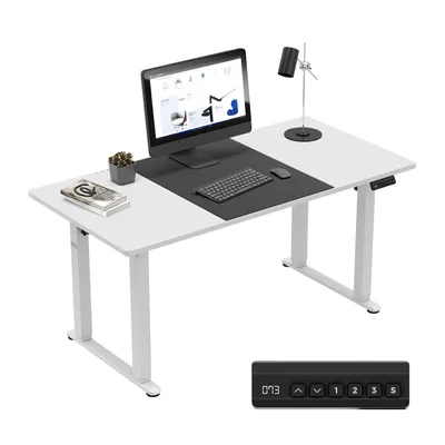 Zdjęcie produktu dla MARK ADLER Leader 9.3 White - Ergonomiczne biurko z regulacją wysokości