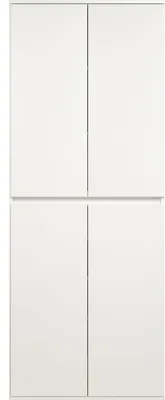 Produktbild von trendteam Nevada Mehrzweckschrank 4-türig Weiß, B/H/T ca. 74/191/34 cm
