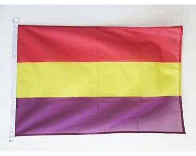 Produktbild von Bootsflagge Zweite Spanische Republik 45x30 cm ohne Wappen, Flagge Spanien