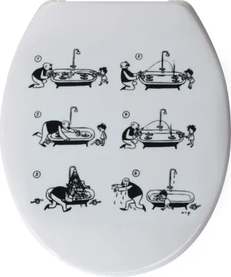 Produktbild von Sanwood WC Sitz Klodeckel Toiletten Deckel Klo Brille Duorplast Vater & Sohn