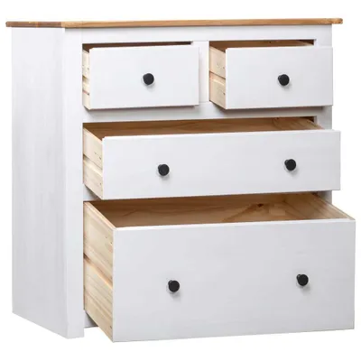 Immagine prodotto di vidaXL Credenza bianca 80x40x83 cm pino Panama