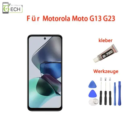 Produktbild von Für Motorola Moto G13 / G23 XT2331 Display LCD Bildschirm Schwarz Touchscreen