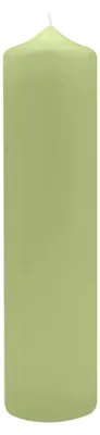 Produktbild von Spitzkopf-Stumpenkerzen Kiwi 300 x Ø 60 mm, 6 Stück