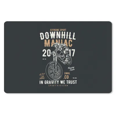 Produktbild von MuchoWow® Schreibtischunterlage Mancave - Motor - Motocross - Vintage 60x40 cm - XXL Mauspad - Großes Mauspad