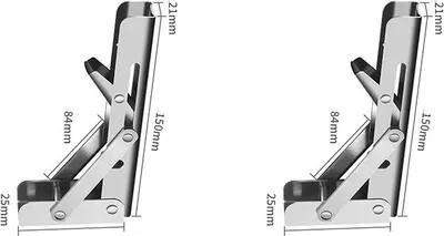 Produktbild von INF Regalhalterungen aus Edelstahl Silber