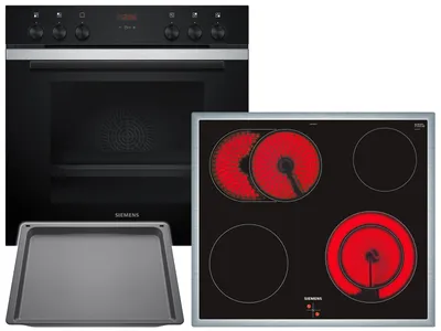 Produktbild von Siemens EQ211KA01Z, Keramik, 4 Zone(n), Glaskeramik, Schwarz, Berührung, 58,3 cm
