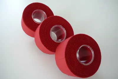 Produktbild von Funktionelles Profi-Sporttape im 3er-Pack, ROT, randgezackt & mit em Kleber