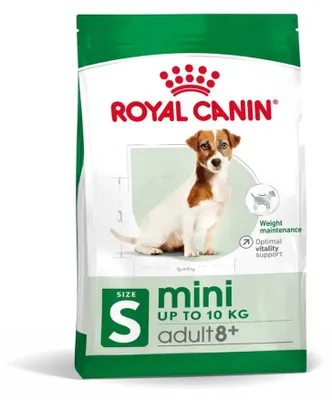 Zdjęcie produktu dla Royal Canin Mini Adult 8+, Senior, Mini (5 - 10 kg), Drób, Ryż, Warzywo, 800 g