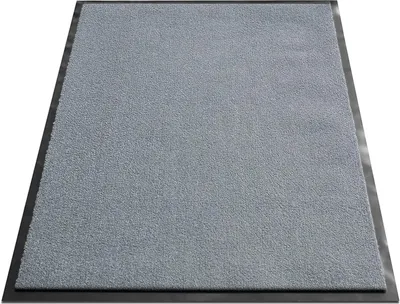Produktbild von Schmutzfangmatte Monochrom silbergrau 60 x 180 cm