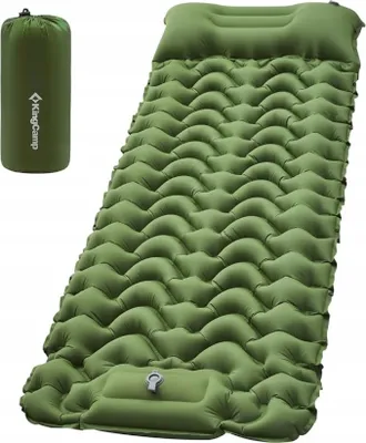 Zdjęcie produktu dla Materac samopompujący KING CAMP Deluxe 10 - zielony