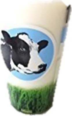 Produktbild von Longdrinkglas, Milchglas, Trinkglas mit Motiv, 310 ml, 3er Set