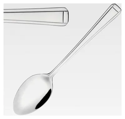 Produktbild von Teelöffel-Set (12 Stück), Silber, hochglanzpolierter Edelstahl, Größe: 140 mm, Tee- und Kaffeelöffel, spülmaschinenfest – für Zuhause, Küche, Restaurant