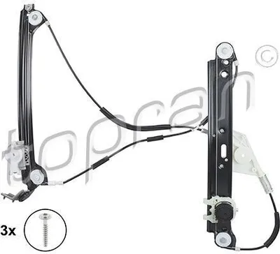 Produktbild von TOPRAN 504 270 Elektrischer Fensterheber Vorne Rechts für BMW 1 Schrägheck (E81) 1 Cabrio (E88) 1 Coupe (E82)