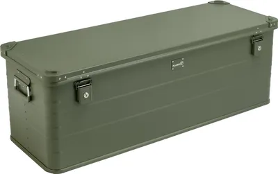 Produktbild von Alubox Alukiste Premium 159 Liter - olivgrün - Campingkiste - Outdoorbox - 159 Liter