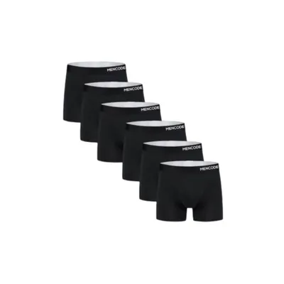 Obrázek produktu pro balení 6 pánských boxerek z modalu x micro, elastické pánské kalhoty - MENCODE Black L