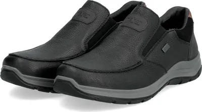 Produktbild von Rieker Herren Echtleder Slipper schwarz, Herren:41 EU