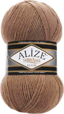 Produktbild von Alize Superlana Klasik 100g Strickgarn Strickwolle 25% Wolle, Farbwahl