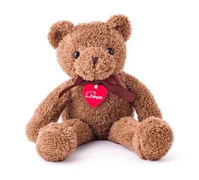 Produktbild von Lumpin Kuschelbär weiß 40 cm - weicher Plüschbär für Kinder