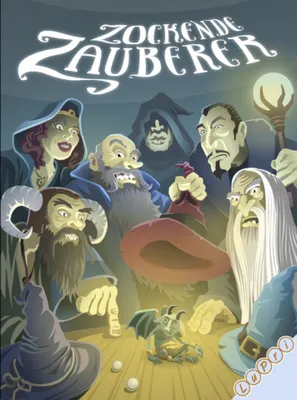 Produktbild von Zockende Zauberer Brettspiel für 4-8 Spieler, 15-60 Min., ab 8 Jahren
