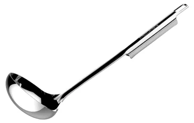 Küchenschöpfkelle aus Edelstahl, 1 Stück, silber