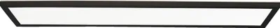 Produktbild von LED Aufbaupaneel, 25x96cm, 3000lm, dimmbar, Fernbedienung, CCT,schwarz