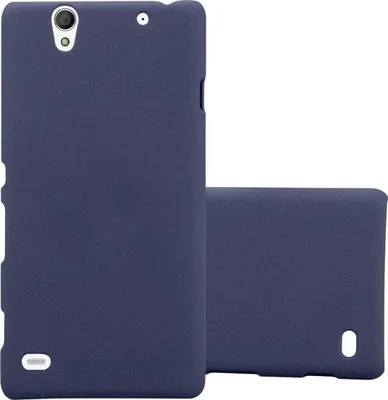 Produktbild von Cadorabo Schutzhülle für Sony Xperia C4 Hülle in Blau Etui Hard Case Handyhülle Cover