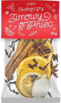 Zdjęcie produktu dla MIESZANKA LIOFILIZOWANA DO HERBATY I NAPOJÓW (ZIMOWY GRZANIEC)20 g - DARY NATURY