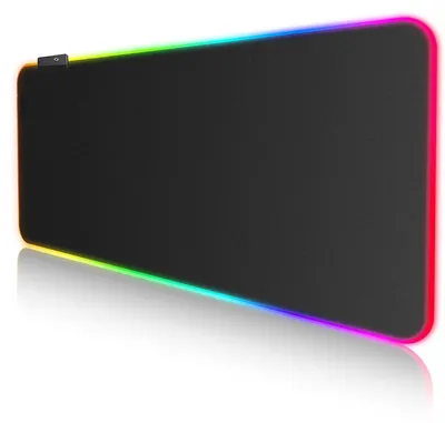 Productafbeelding van Gaming Muismat RGB - 800 x 300 x 4 mm - Rubber - Waterdicht - Voor Kantoor En Gaming