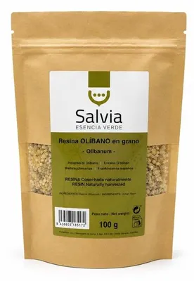 Zdjęcie produktu dla SALVIA - Wierookhars 100 g - 100% naturalne kadzidło - Boswellia serrata - Czysty i wysokiej jakości ekstrakt