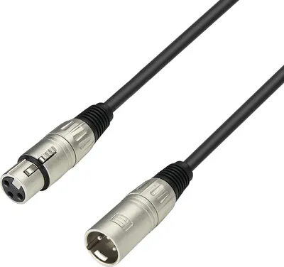 Obrázek produktu pro 1 m mikrofonní kabel XLR samec / XLR samice