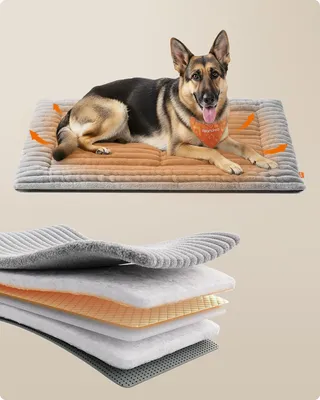 Produktbild von Hundedecke, Haustierdecke für Hunde, Katzen, beidseitig verwendbar, Hundesofa maschinenwaschbar, grau