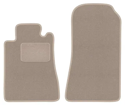 Immagine prodotto di Tappetini anteriori in moquette per Mercedes CL W140 1991-1998 (coupé) – 2 pezzi, beige, su misura – Wielganizator LUX