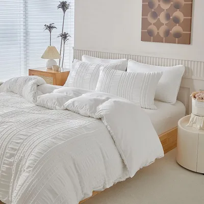 Productafbeelding van TRANKIELO® - Microvezel Beddengoed 200 x 200 cm - Ademend, Zacht en Onderhoudsvriendelijk, Inclusief 2 Kussenslopen