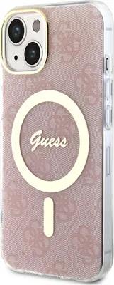 Produktbild von Guess Guhmp14Sh4Stp Etui Für Iphone 14 - Rosa 4G Magsafe