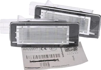 Produktbild von BRANDT Kennzeichenleuchten LED kompatibel mit Renault Captur I Clio III IV +Grandtour Espace IV JK Fluence I Grand Modus I Grand Scenic II III Laguna II III +Grandtour Modus I Scenic II III Zoe I