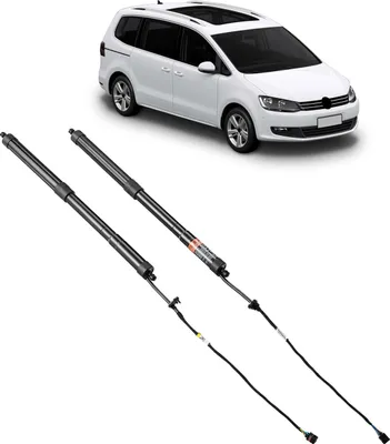 Zdjęcie produktu dla SucceBuy podnośnik tylnej klapy lewy i prawy, kompatybilny z VW Sharan (7N, 7N1, 7N2) 2010-2023, elektryczna noga amortyzatora tylnej klapy, zastępuje numer OE 7N0827851E 7N0827851G