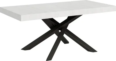 Zdjęcie produktu dla Stół rozkładany Volantis 200/460x90 cm, nogi biały jesion antracyt