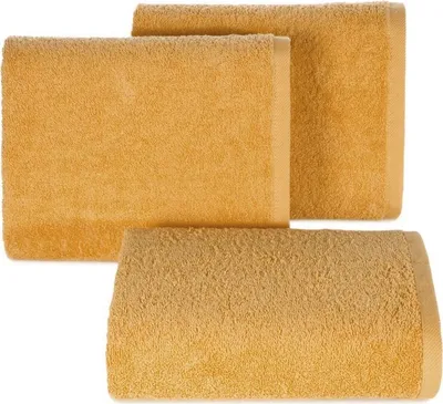 Zdjęcie produktu dla Jednokolorowy ręcznik frotte GADKI 16X21 musztardowy