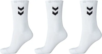 Produktbild von HUMMEL Basic 3er-Pack Socken Weiß Weiss 45-48