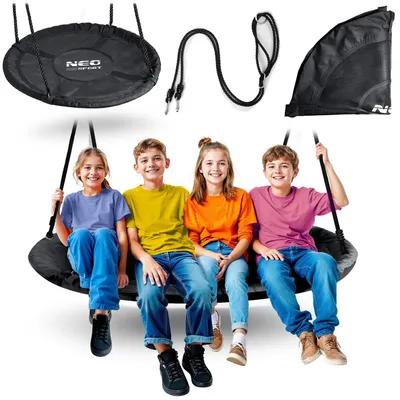 Zdjęcie produktu dla Huśtawka bocianie gniazdo Neo-Sport NS-103 120 cm, Obraz wygenerowany przez AI