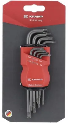 Produktbild von Kramp Torx-Schlüsselsatz Kugelkopf TX 9-40
