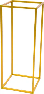Immagine prodotto di Set di supporti per fiori - Supporti per fiori in metallo - 10 pezzi - Altezza 60 cm - Per matrimoni, feste ed eventi, decorazioni per la casa - Oro
