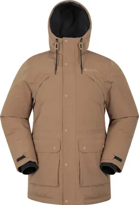 Image de Mountain Warehouse - Parka "Marlow" pour homme, imperméable MW4727 (M) (Marron clair)