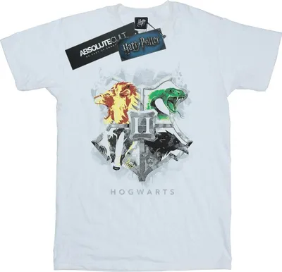 Produktbild von Harry Potter - "Hogwarts" T-Shirt für Damen BI27017 (3XL) (Weiß)