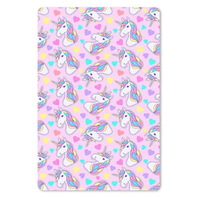 Produktbild von MuchoWow® Mauspad Mousepad Einhorn - Regenbogen - Muster 40x60 cm - Mousepads - Maus Mat - Pad - Mausunterlage - Schreibtisch Accesoire
