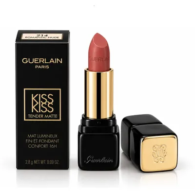 Zdjęcie produktu dla Guerlain KissKiss Tender Matte, Cielisty, Romantic Nude, 1 kol., Kolorujący, Kobiety, Matowy
