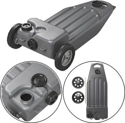Produktbild von Wastemaster Abwassertank 38L – Aquaroll für Toilettenkassette Wohnwagen Ø19,7cm